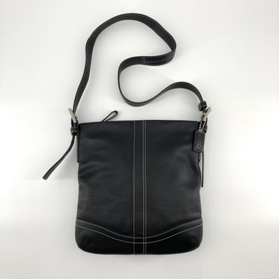 COACH(コーチ) ソーホー スリム ダッフル F10937 ショルダーバッグ ブラック