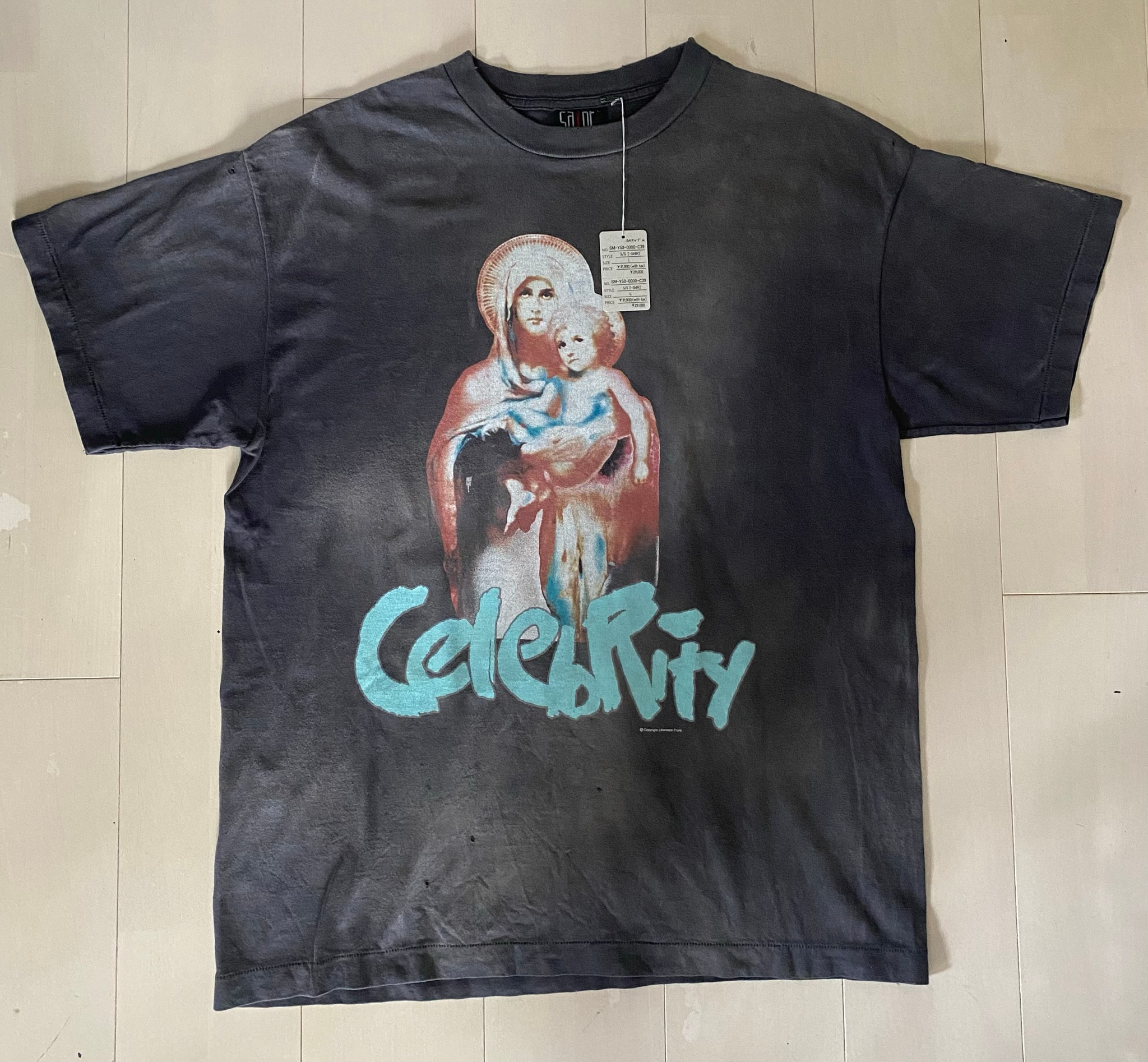 camellia-hito-　セントマイケル シャーマーアカデミーTシャツ A (未使用に近い)】セントマイケル x シャーマーアカデミー SS Tシャツ