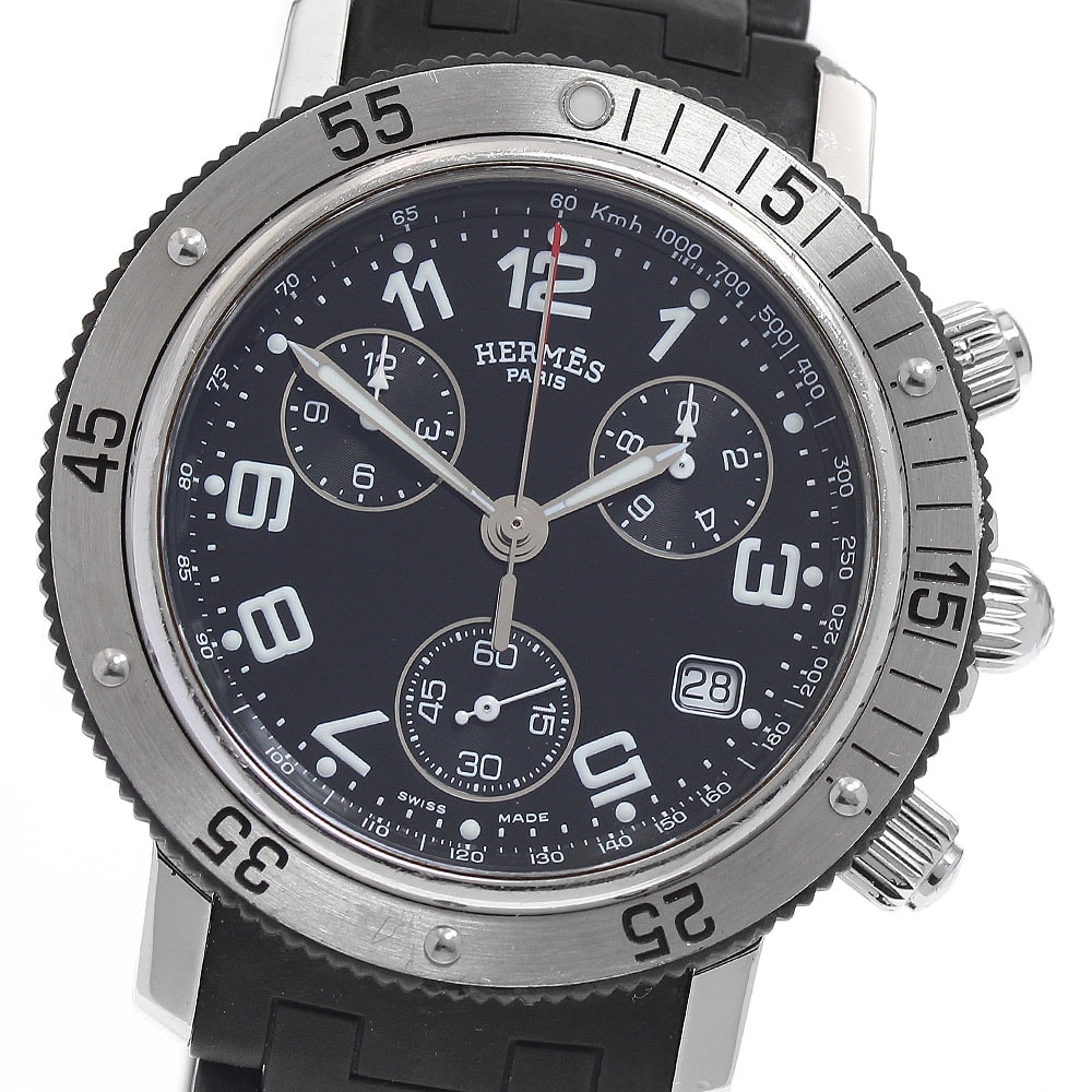 エルメス クリッパー ダイバー CL2.915 メンズ 【中古】