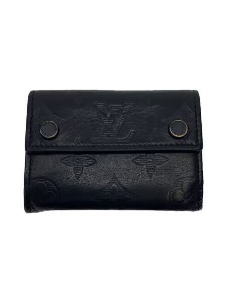 Louis Vuitton Discovery Compact Wallet Monogram Shadow "Noir"