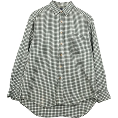 古着 90年代 ギャップ GAP オールドギャップ 長袖 コットンチェックシャツ メンズM相当 ヴィンテージ/eaa646583