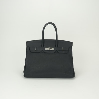 エルメス HERMES バーキン35 バーキン 35 バッグ トートバッグ トゴ ノワール Noir ブラック Black 黒 シルバー金具 ハンドバッグ