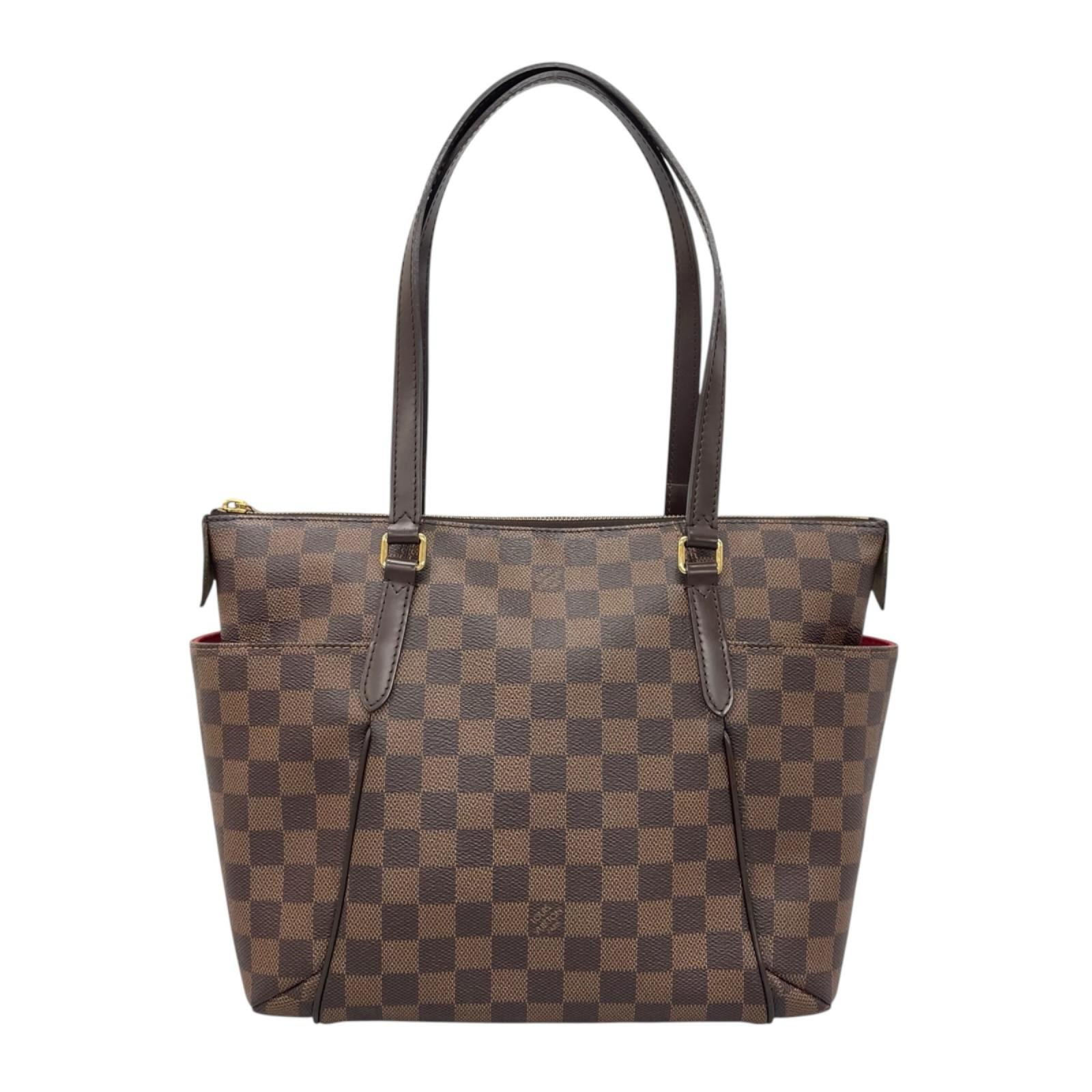 ルイヴィトン トータリーPM ダミエ トートバッグ ダミエキャンバス N41282 ブラウン レディース LOUIS VUITTON  中古