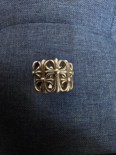 Chrome Hearts Cemetery Cross RIng "Silver"