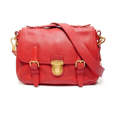 プラダ PRADA ヴィッテロダイノレザーショルダーバッグ ショルダーバッグ【中古】
