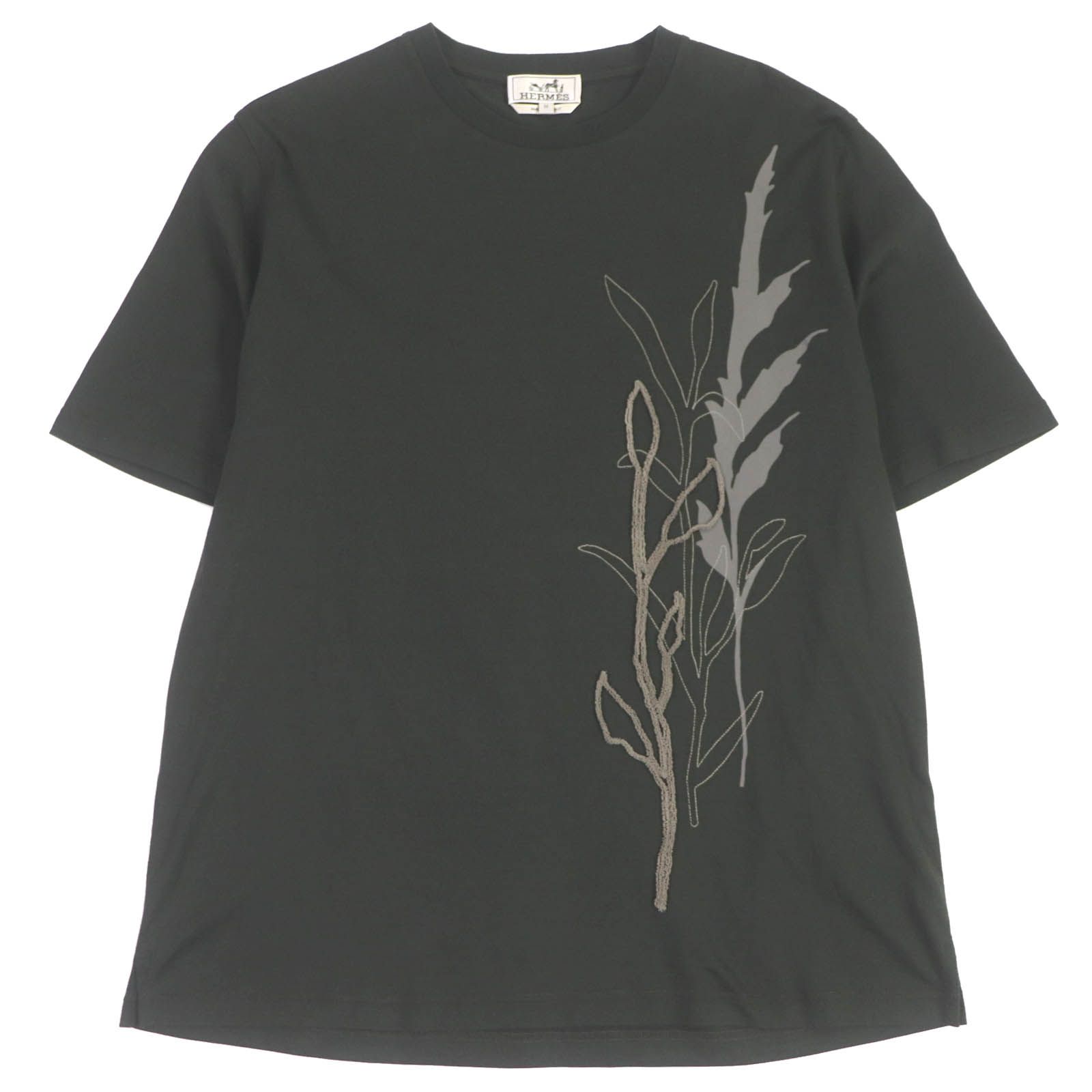 エルメス
 半袖Ｔシャツ ダークグリーン メンズ M