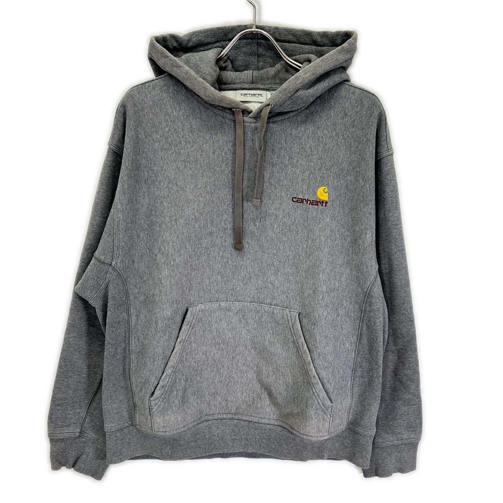 カーハート I028279 HOODED AMERICAN SCRIPT SWEAT パーカー M