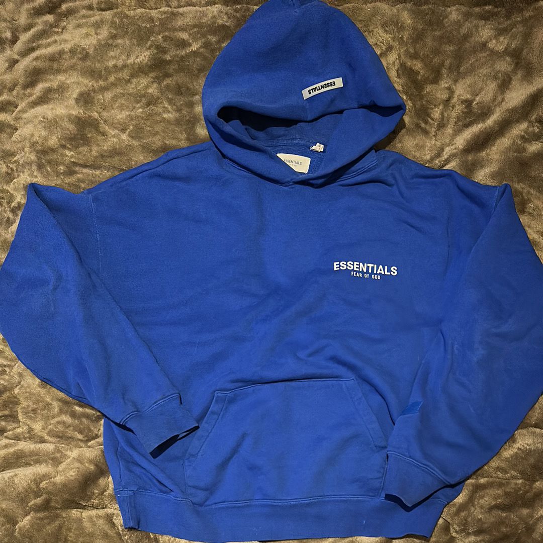 FEAR OF GOD Essentials x TMC Crenshaw Hoodie "Blue"