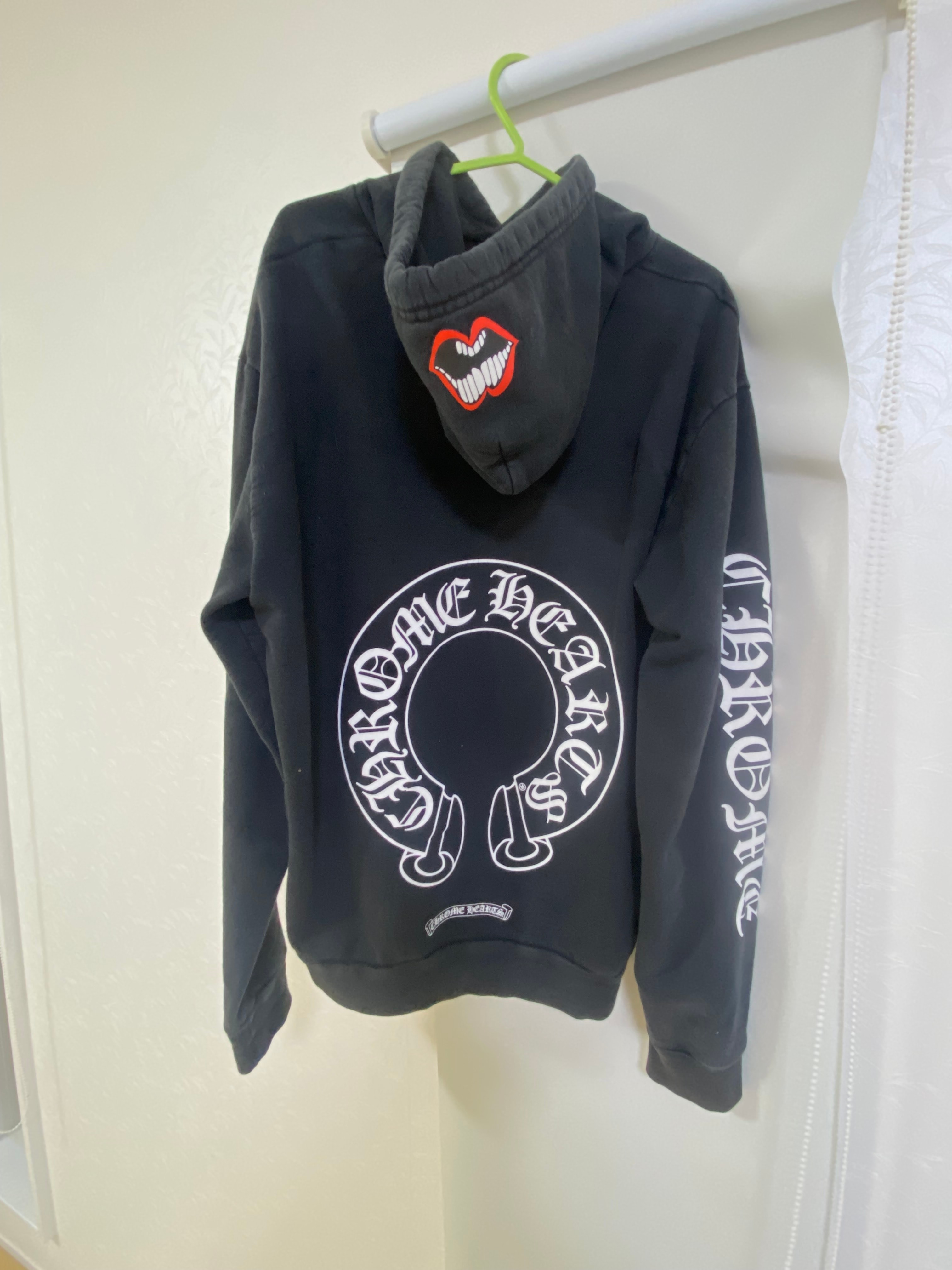 Chrome Hearts Horse Shoe Floral Pullover Hoodie "Black"