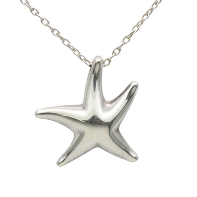 【中古】 ティファニー ネックレス スターフィッシュ シルバー925 約2.7g シルバー エルサペレッティ アクセサリー レディース 女性 TIFFANY&Co.