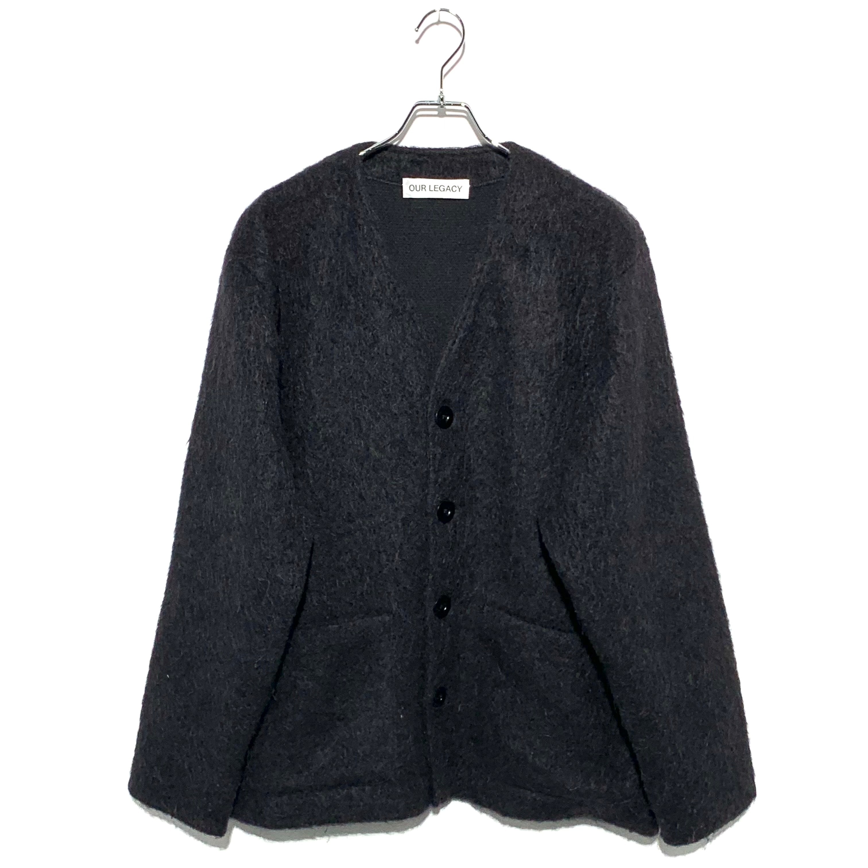 OUR LEGACY Cardigan "Black Mohair"