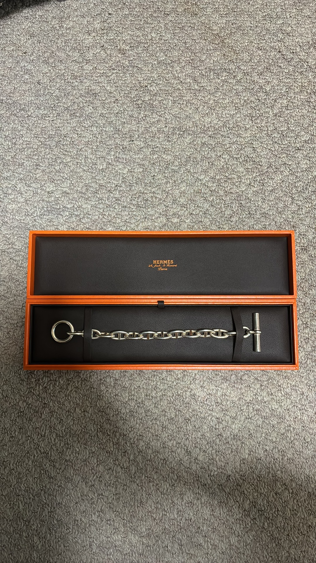 Hermes Chaine D'ancre GM Bracelet "Silver"