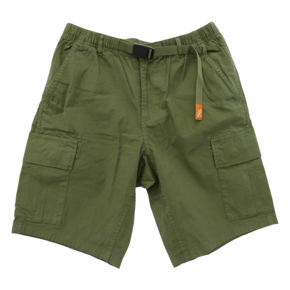 Gramicci グラミチ GMP5-S2126 OSHMAN'S 別注 Ripstop Cargo Shorts リップストップ カーゴショーツ ショート パンツ カーキ系 M【中古】