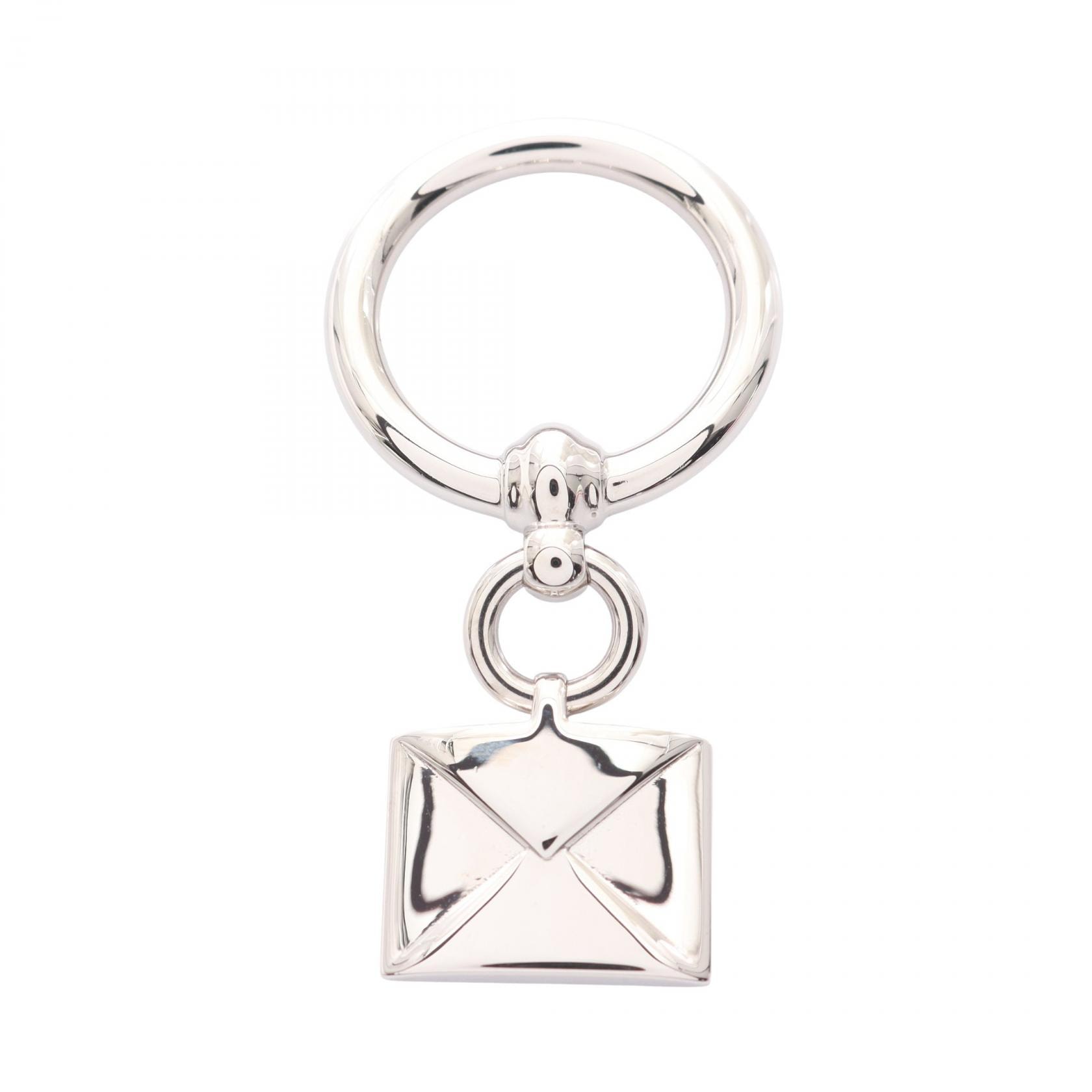 エルメス HERMES エンベロープ スカーフリング アクセサリー メタル レディース シルバー系 【中古】