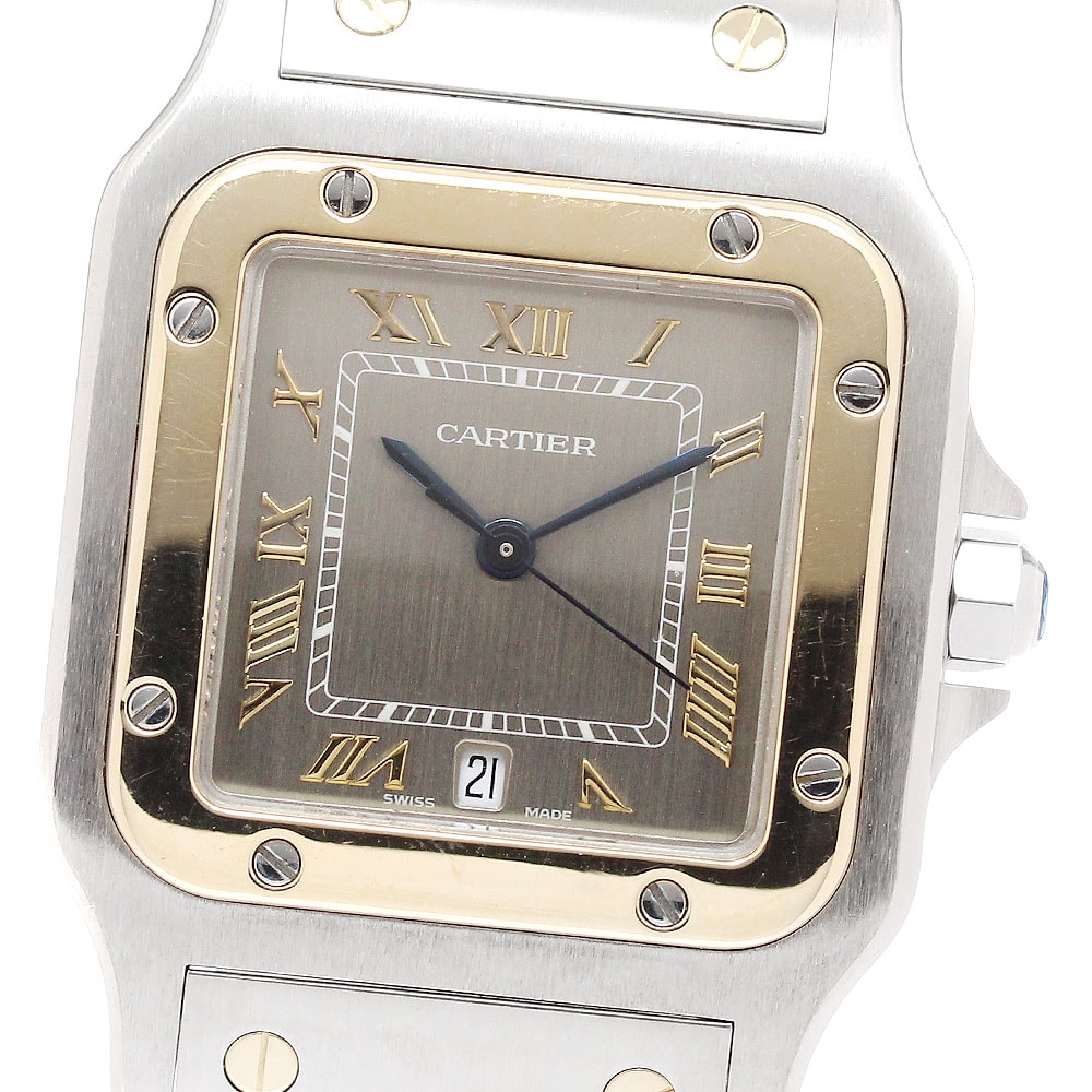 ☆良品 カルティエ サントスガルべ LM W20030C4 メンズ 【中古】