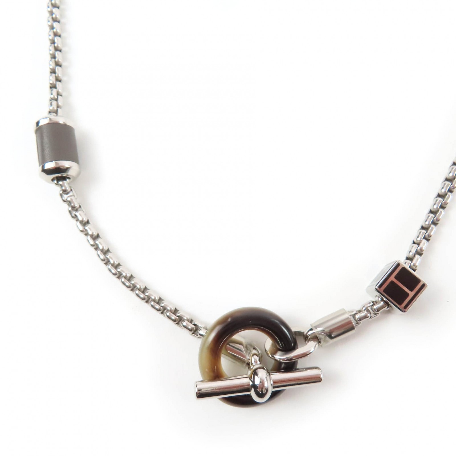 極美品 エルメス ネックレス Meli Melo メリメロ シルバー レディース