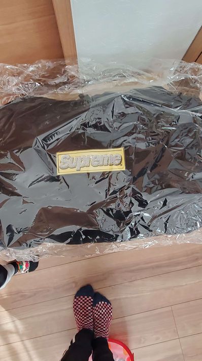Supreme Bling Box Logo Hooded Sweatshirt "Black"