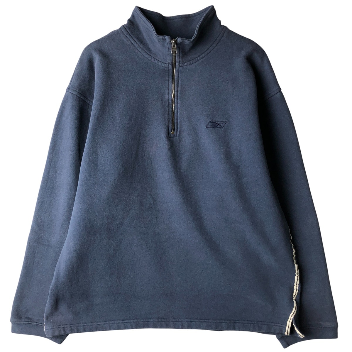 古着 90年代 リーボック Reebok ハーフジップスウェットシャツ トレーナー メンズL相当 ヴィンテージ/eaa596639