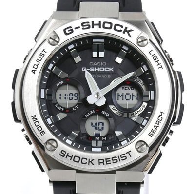 CASIO カシオ G-SHOCK 腕時計 ソーラー GST-W110-1AJF 電波ソーラー メンズ【中古】