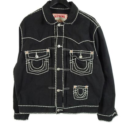 Supreme / True Religion® Denim Trucker Jacket "Black"