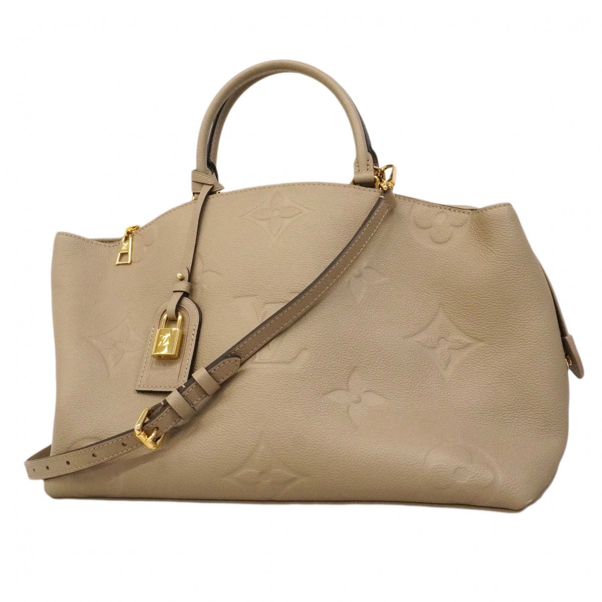 【6dd4045】ルイヴィトン ハンドバッグ モノグラム・アンプラント グランパレMM M45833 トゥルトレール 2wayバッグ【中古】レディース