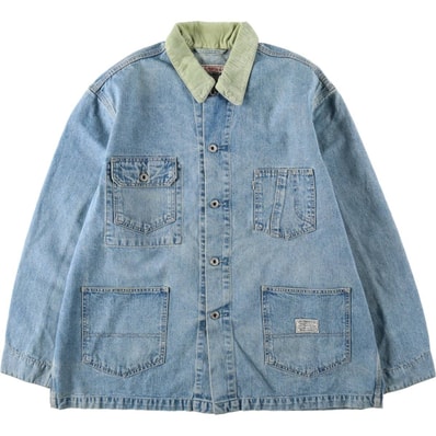 古着 90年代 リーバイス Levi's 70665-7107 デニムカバーオール メンズXL相当 ヴィンテージ/eaa632502