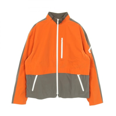 エルメス HERMES ナイロンジャケット ブルゾン 衣料品 アウター ナイロン オレンジ メンズ オレンジ系 / グレー系 【中古】