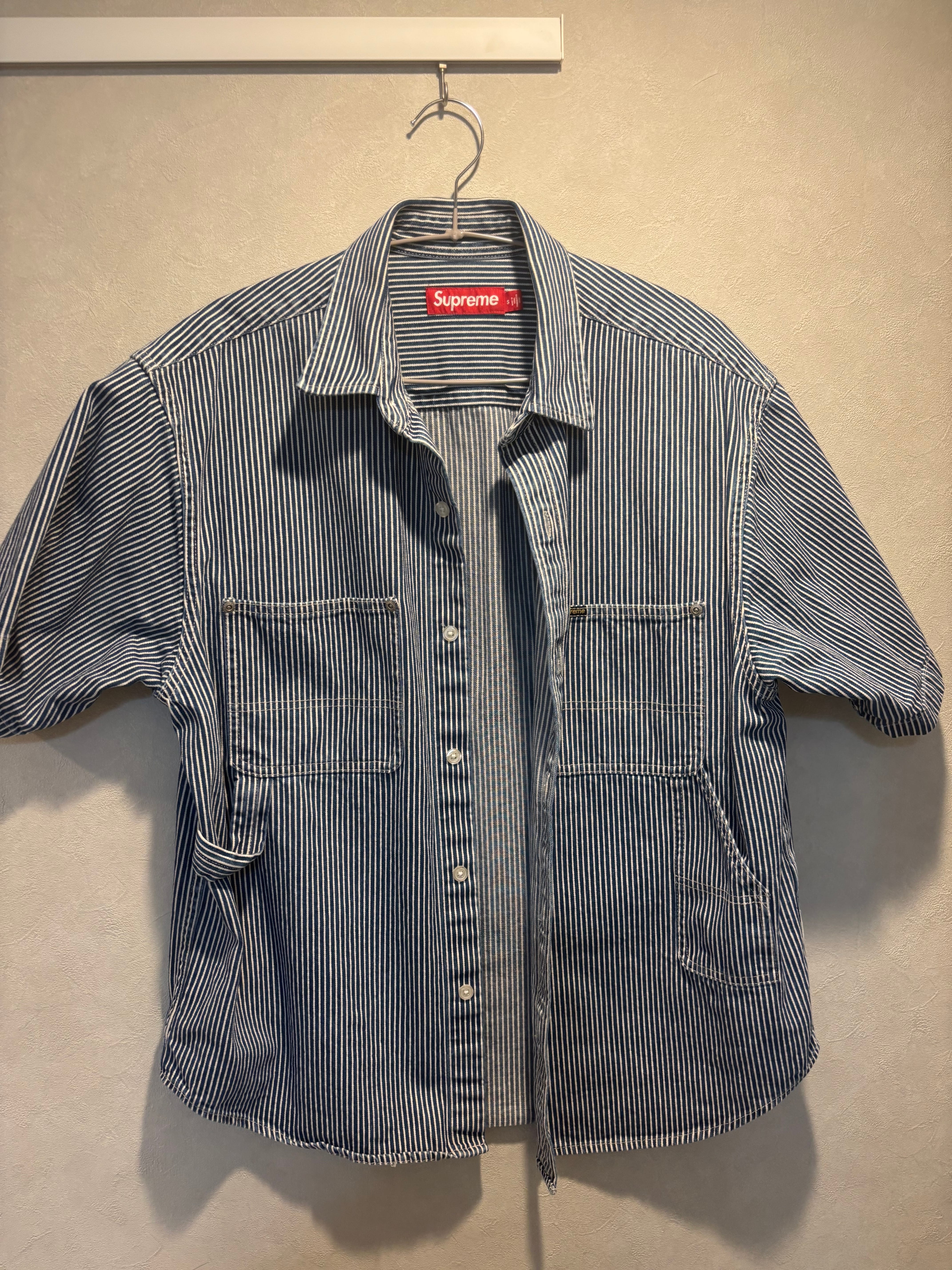 Supreme Loose Fit S/S Denim Painter Shirt "Stripe"