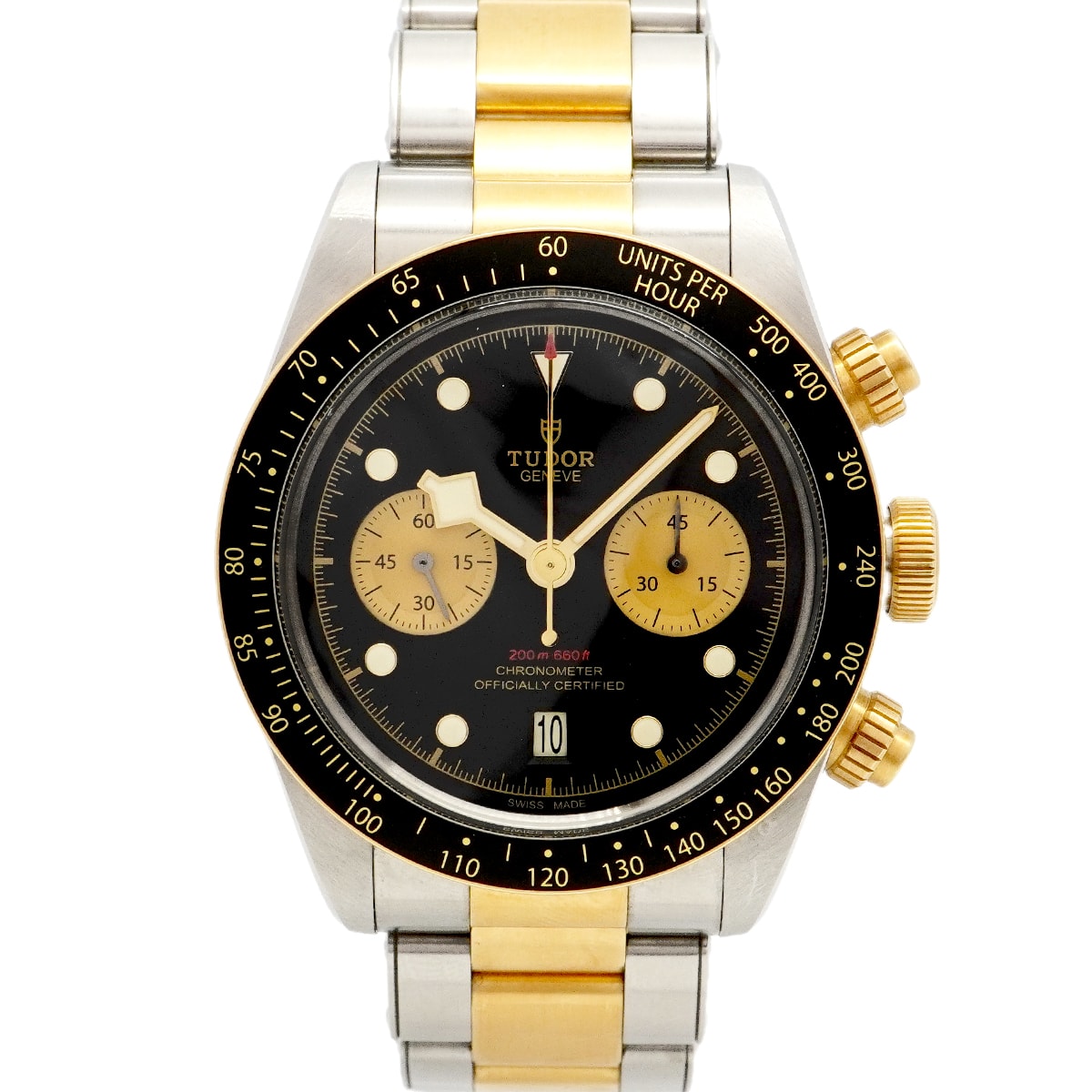 【6wcb0109】チュードル ブラックベイ 79363N 黒文字盤【中古】腕時計 メンズ