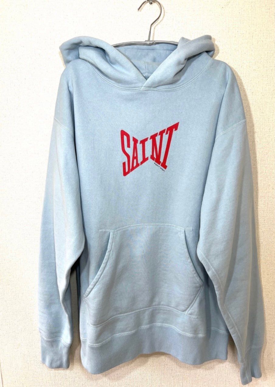 SAINT Mxxxxxx HOODIE / LOGO "Blue"