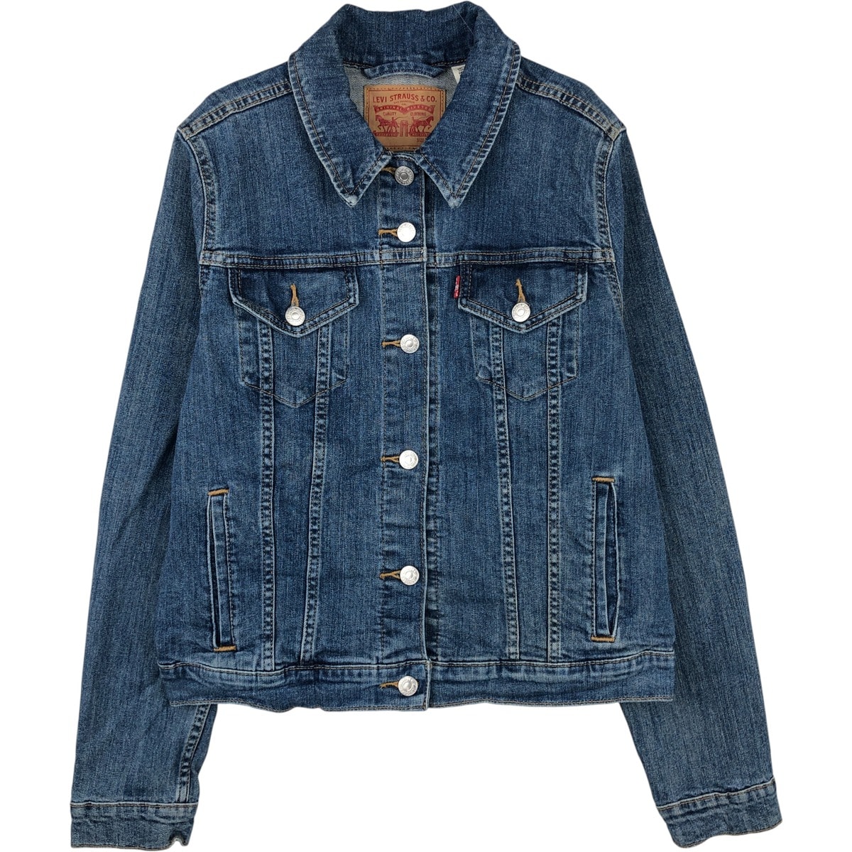 古着 リーバイス Levi's デニムジャケット Gジャン レディースXL相当/eaa615068