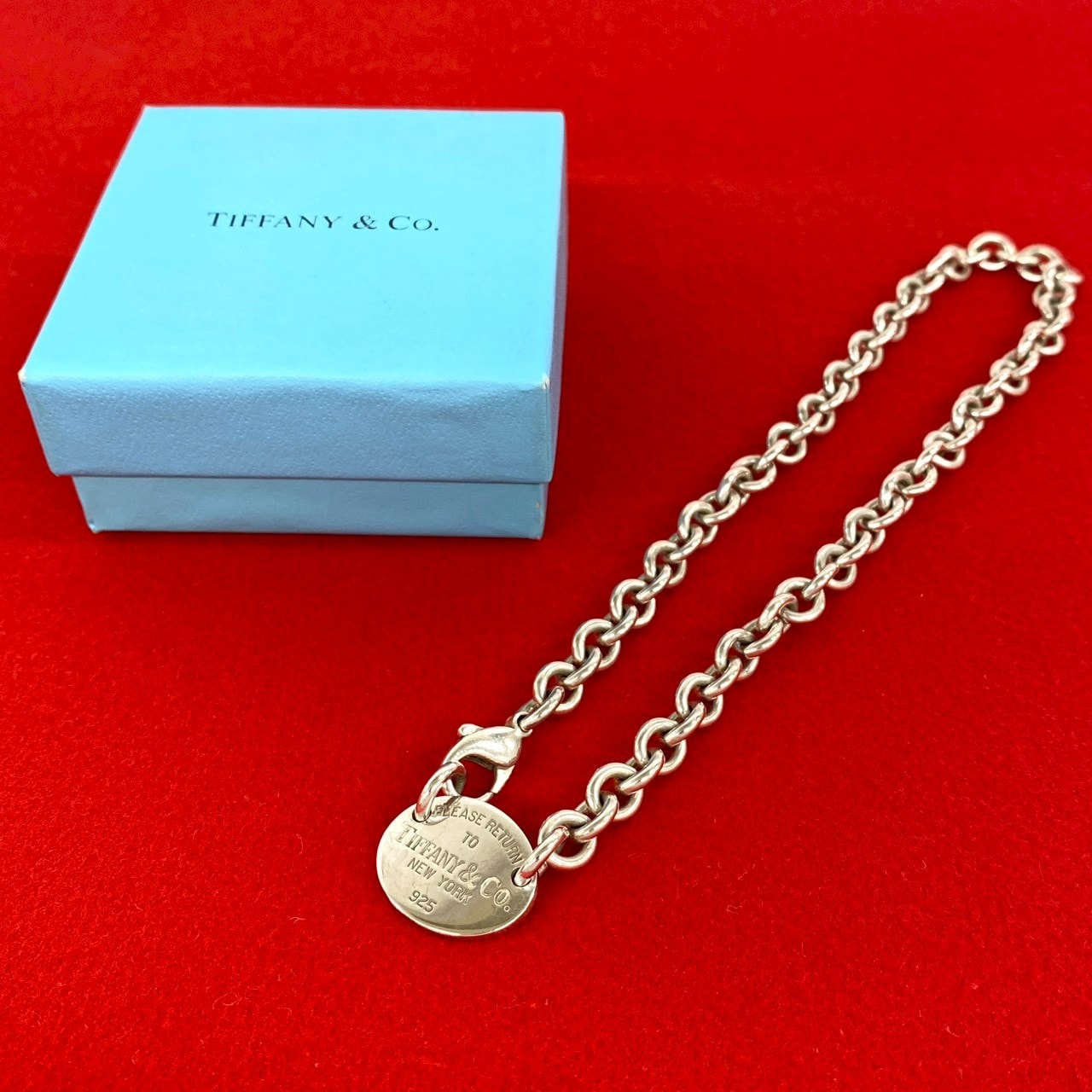 TIFFANY&Co. ティファニー リターントゥ オーバル ネックレス シルバー925 ネックレス シルバー
 50489