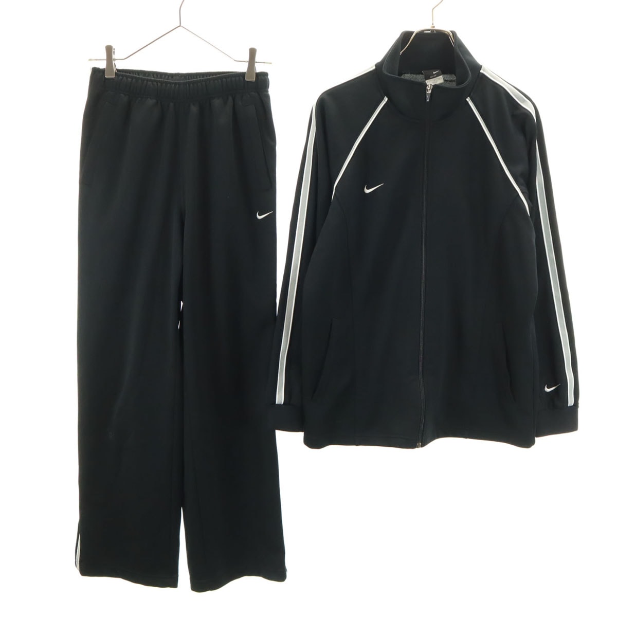 NIKE ナイキ トラックジャケット 上下セットアップ M ブラック DRI-FIT ジャージ