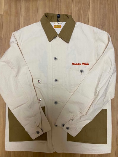 HUMAN MADE x Pokemon Made Coverall Jacket (Kamonegi) "White"