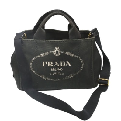 プラダ PRADA カナパミニ 1BG439 ショルダーストラップ付き トートバッグ