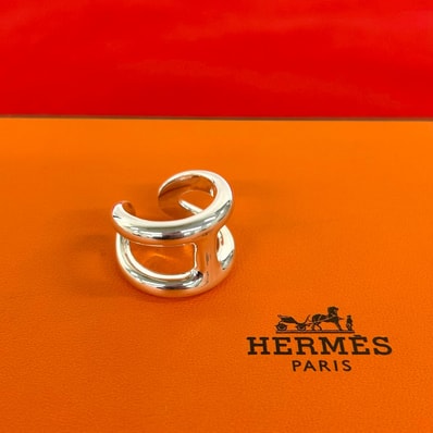 HERMES エルメス オスモズ GM リング シルバー925 リング・指輪 12号 シルバー
27330