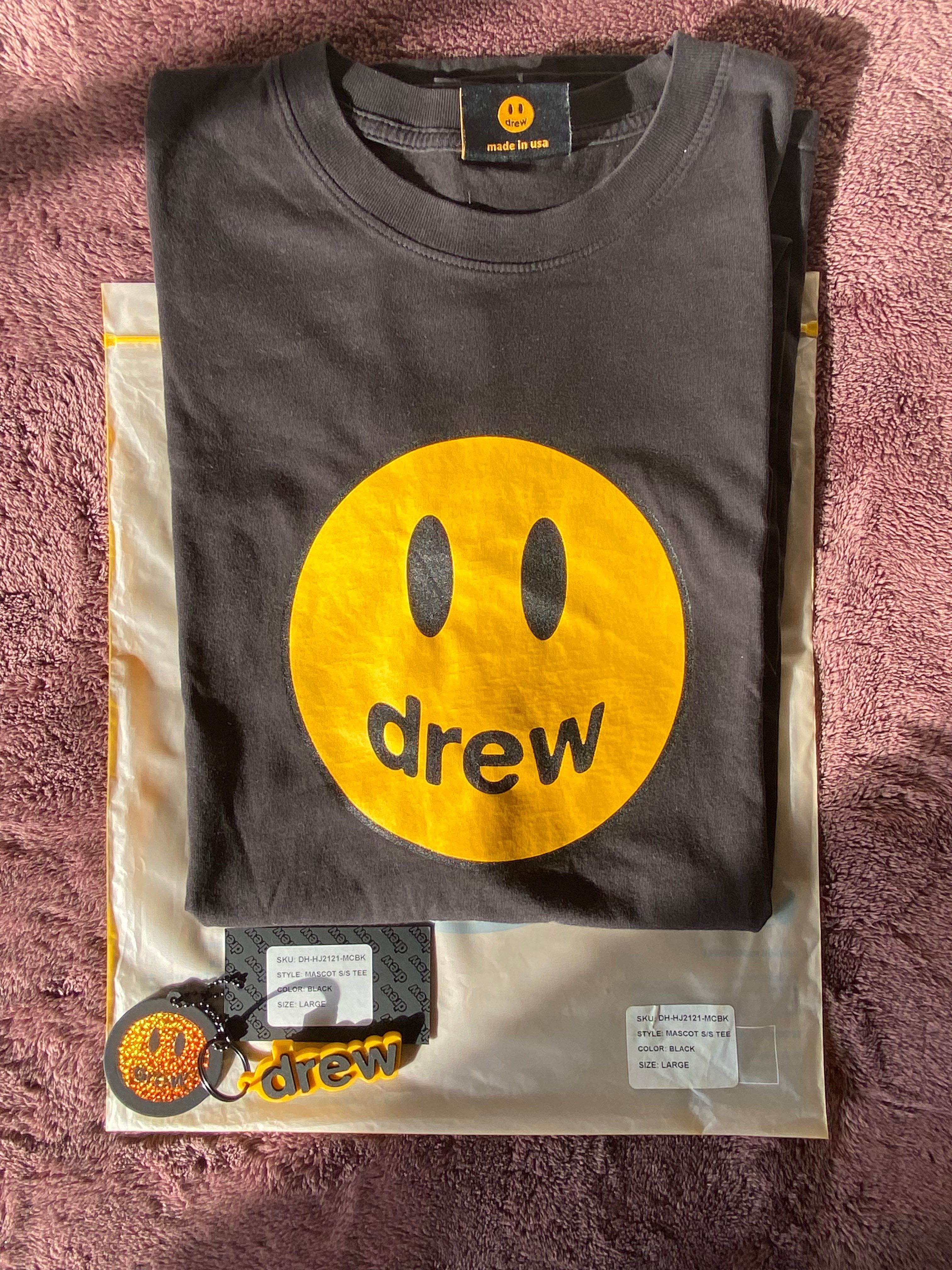 drew house mascot ss tee "Black"