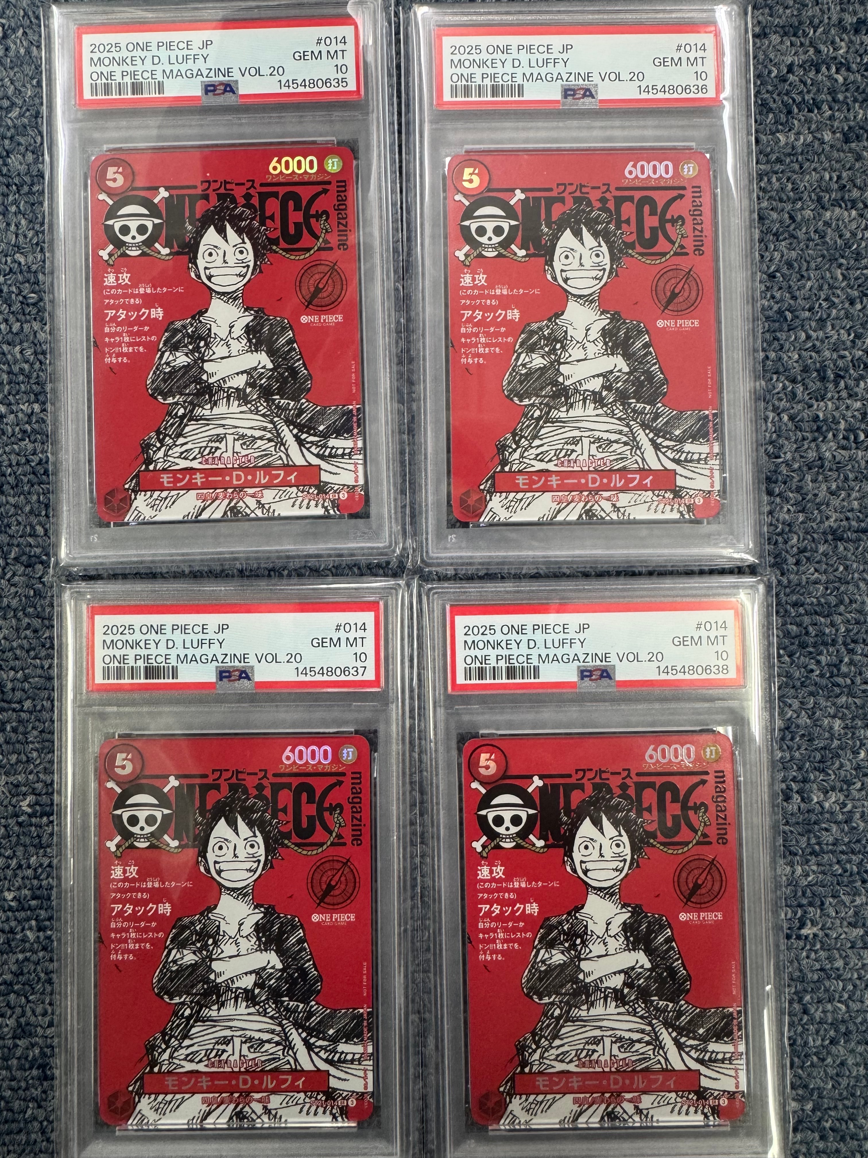 モンキー・D・ルフィ SR [ST21-014](プロモーションカード「ワンピースマガジン 特集 週刊少年ジャンプとワンピース 020」)