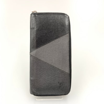 〇〇LOUIS VUITTON ルイヴィトン タイガ ジッピーウォレット ヴェルティカル ラウンドファスナー長財布 M30731 ブラック