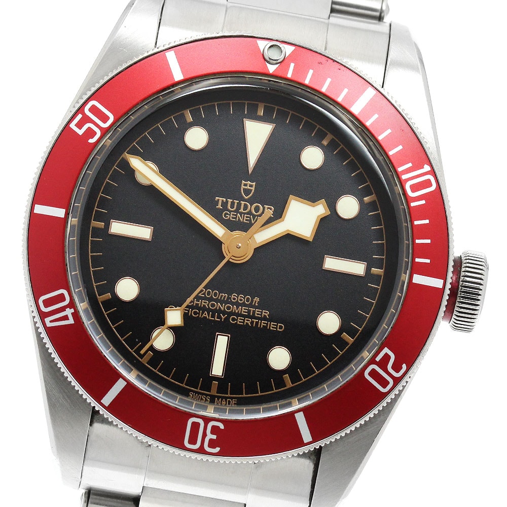 ★保 チュードル ヘリテージ ブラックベイ  79230R メンズ 【中古】