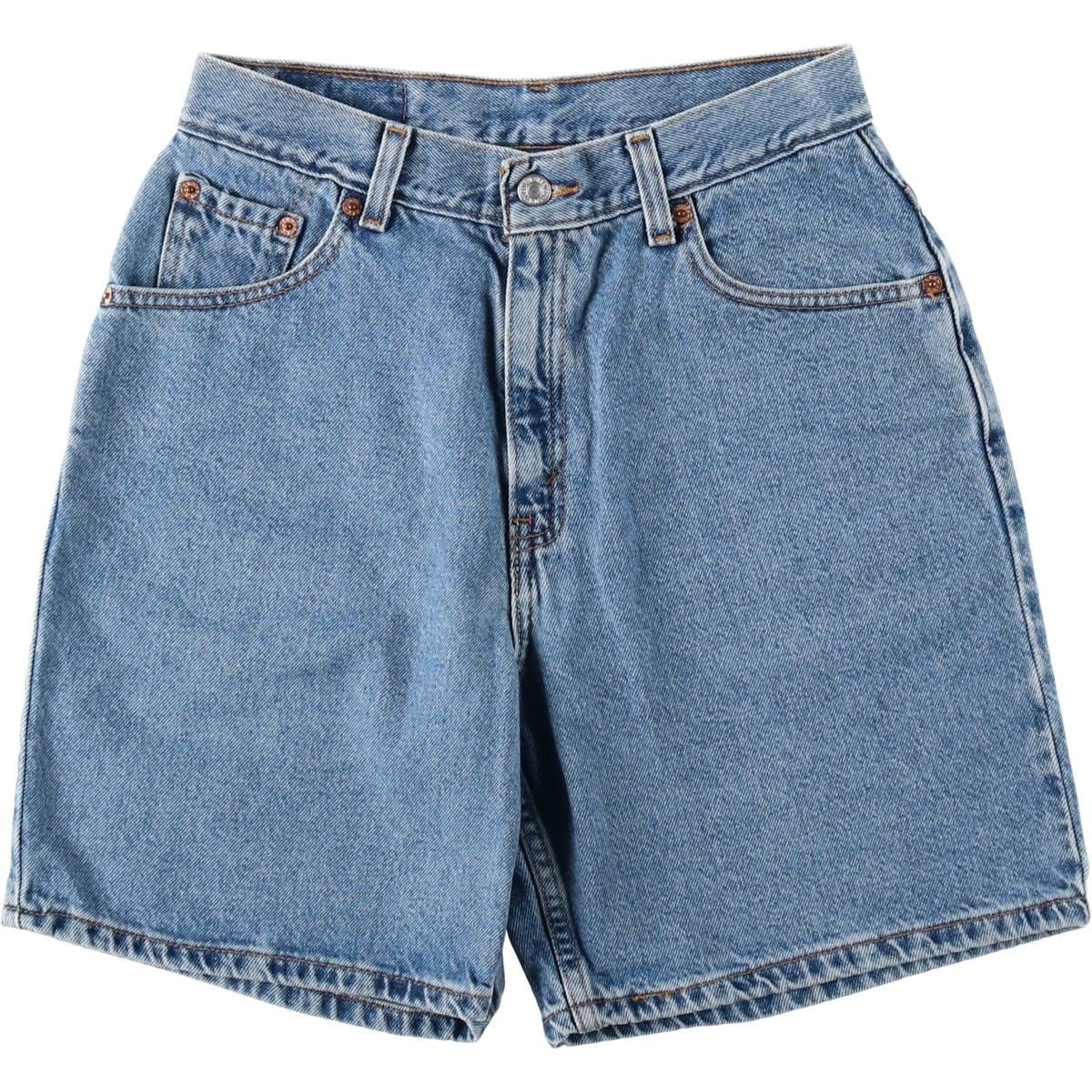 古着 00年代 リーバイス Levi's デニムショーツ ショートパンツ レディースL(w28)相当/eaa646987