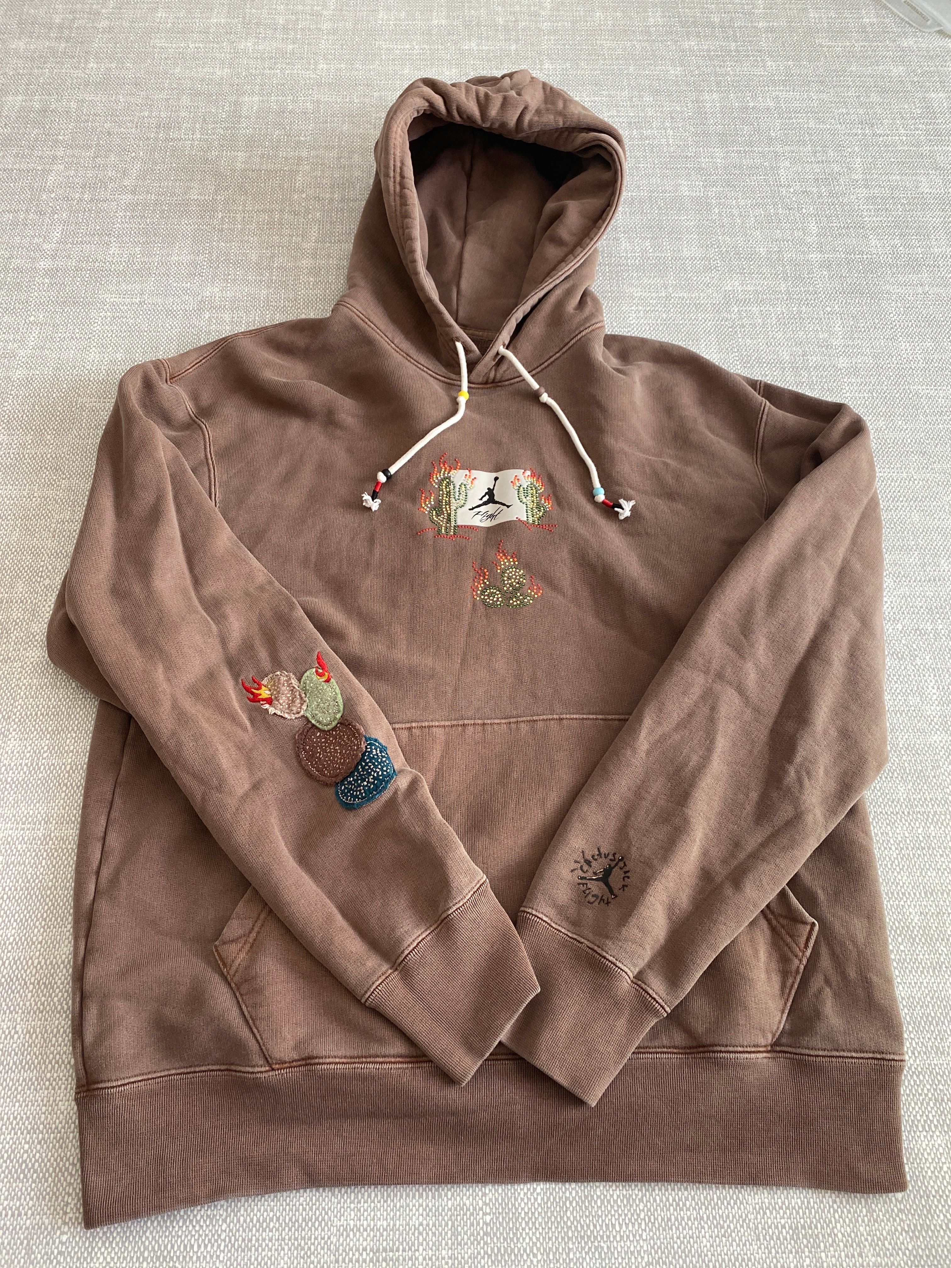Travis Scott x Air Jordan Brand M J TS Hoodie "Archaeo Brown"