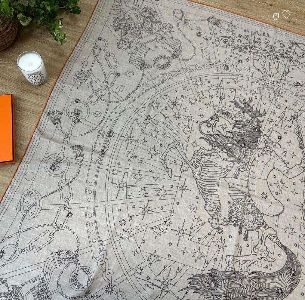 HERMES　エルメス　カレ140　ジェアン　セラフェット　カシシル　野村大輔