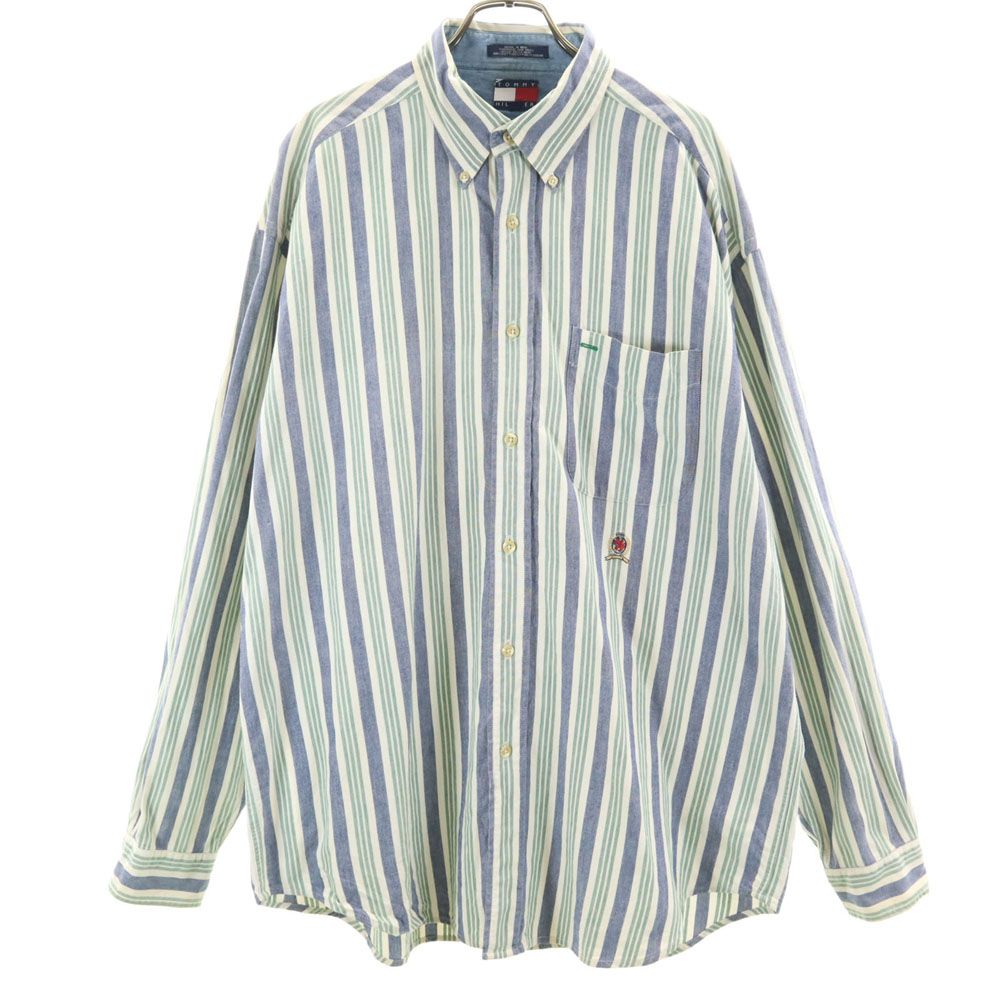 TOMMY HILFIGER 90s 長袖 ボタンダウンシャツ