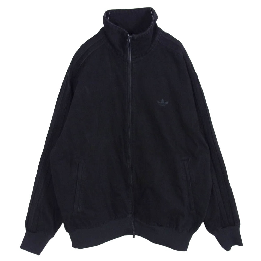 adidas アディダス ジャケット IT7461 プレミアムデニム ファイヤーバード トラックトップ ジャケット ブラック系 XL【極上美品】【中古】