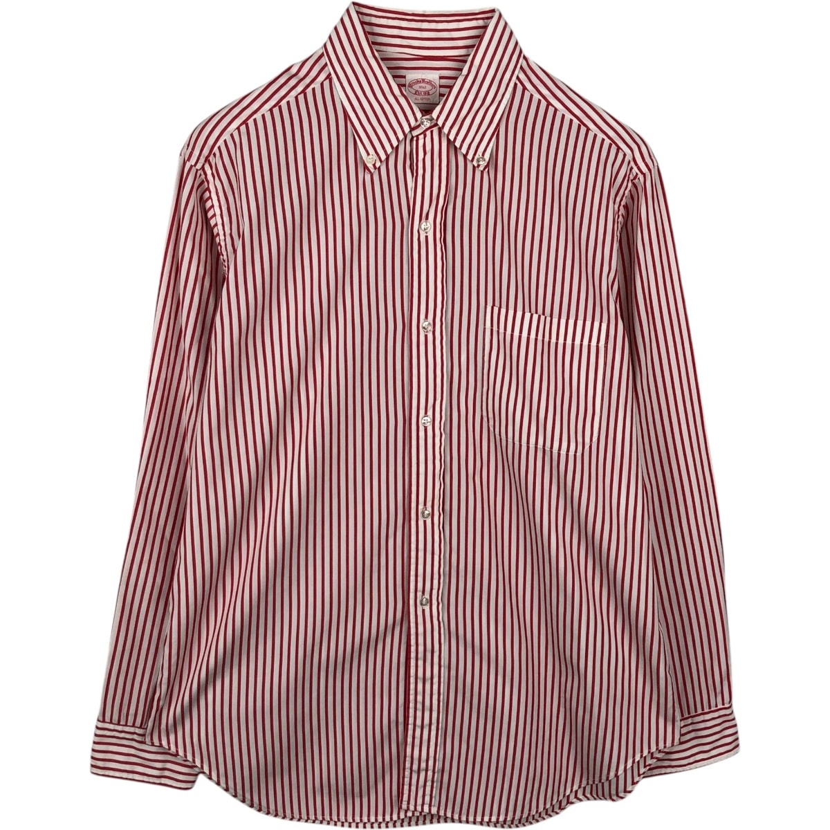 古着 ~70年代 ブルックスブラザーズ Brooks Brothers Est.1818 長袖 ボタンダウンストライプシャツ メンズL相当 ヴィンテージ/eaa652158