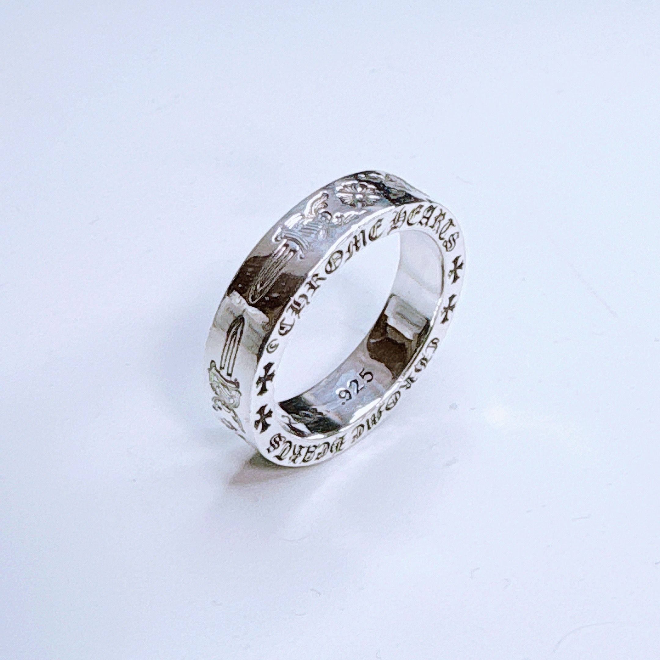 Chrome Hearts Spacer Ring 6mm Dagger Plus "Silver"