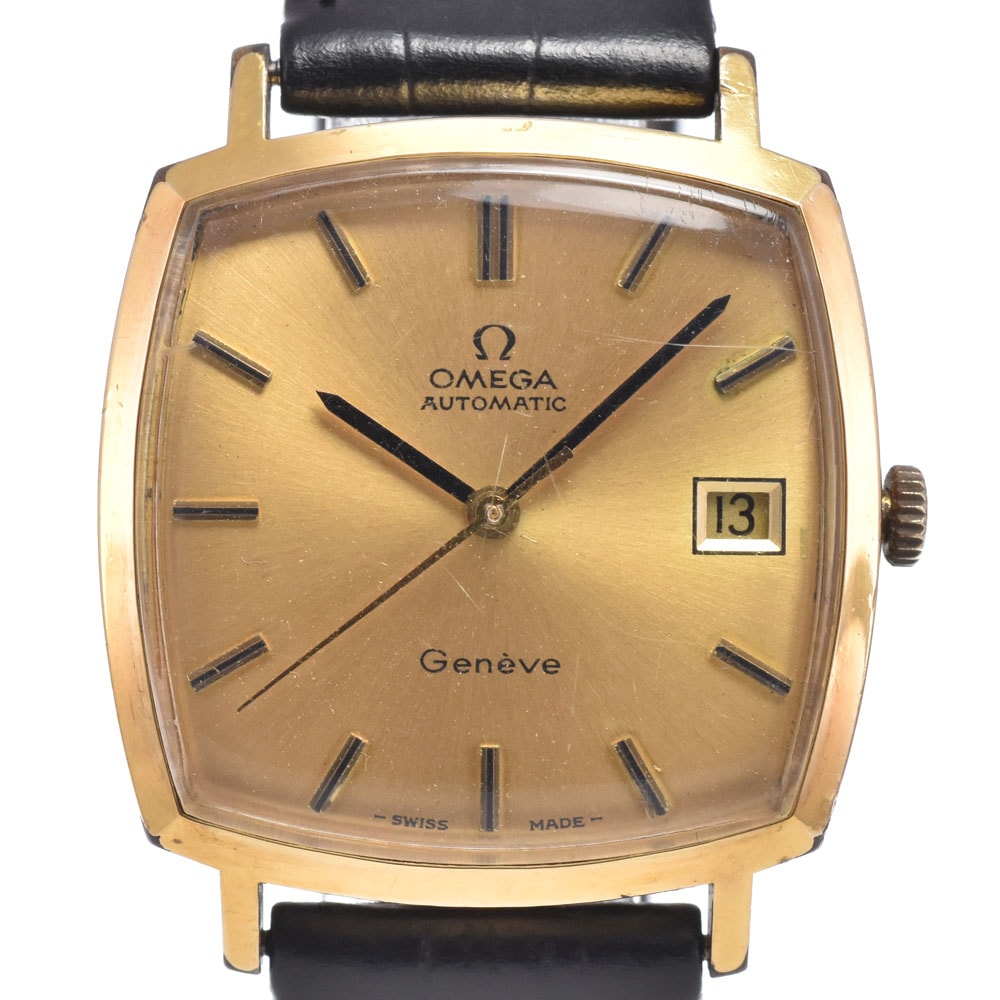 オメガ OMEGA 162.0042 ジュネーブ Cal.1481 デイト ゴールド 自動巻き メンズ 腕時計 D#149428