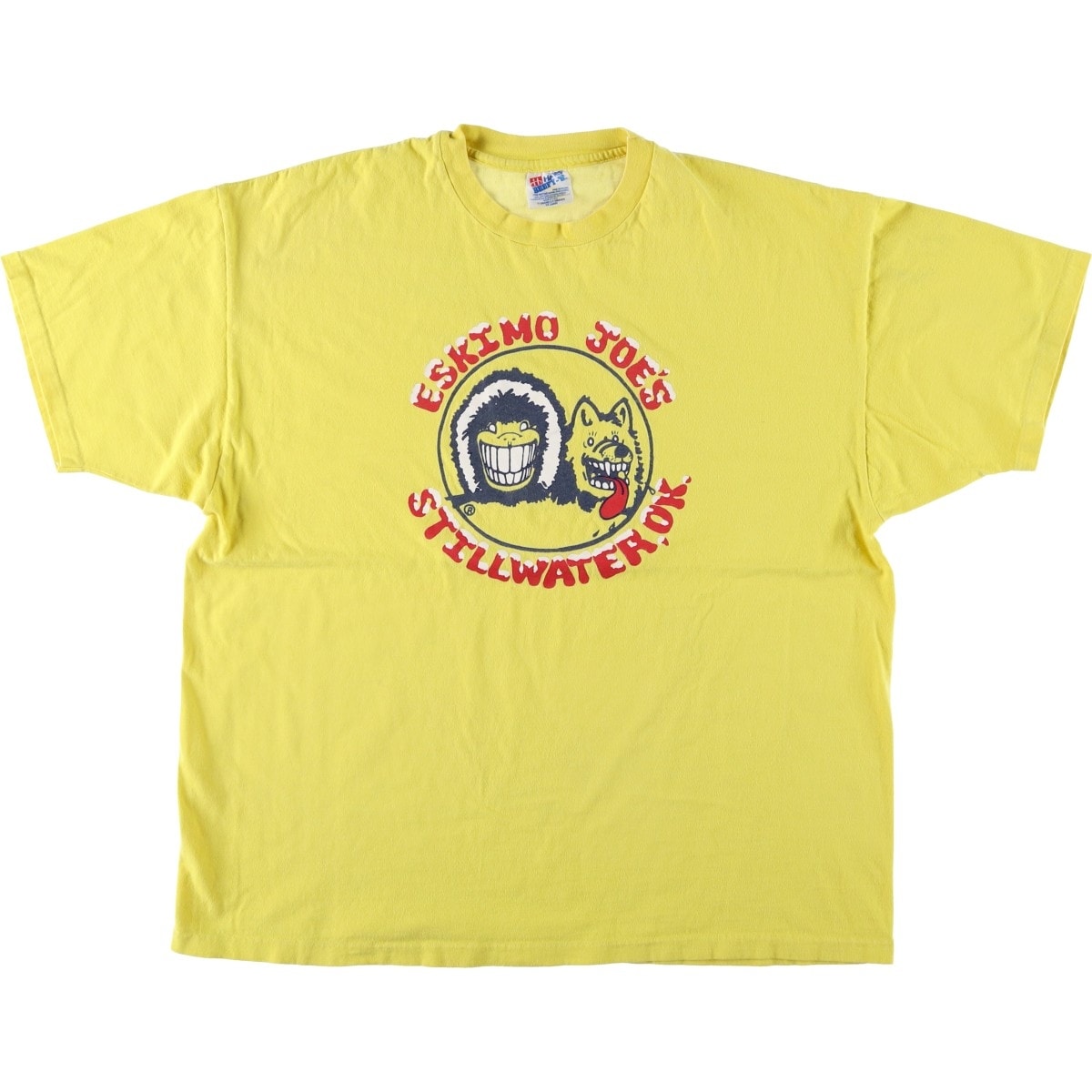 古着 90年代 ヘインズ Hanes ESKIMO JOE'S アドバタイジングTシャツ USA製 メンズXXL相当 ヴィンテージ/eaa625994