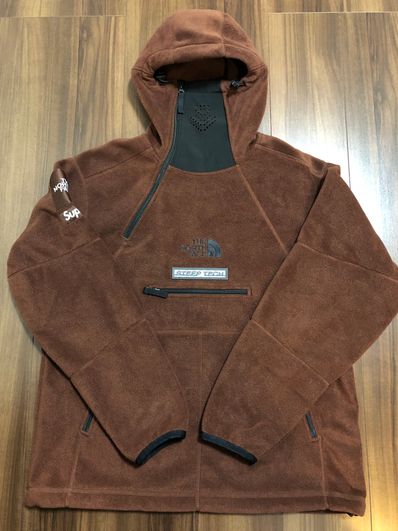 Supreme x The North Face Steep Tech Fleece Pullover "Brown"